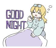 Pajamy's 'GOODNIGHT’ line sticker from iyowa girls collection 5