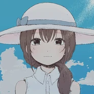 Uwagaki illustration from Iyowa's announcement of the song going on streaming platforms