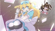'To the wonderland' Pajamy ☆3 card from iyowa's 2024 April 1st joke "Pajamy in wonderland gacha"