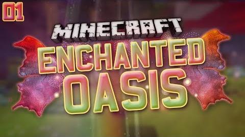 Minecraft-_Enchanted_Oasis_"WELCOME!"_1