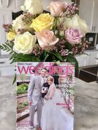 A picture of Breanne and her husband was featured on the cover of a Weddings magazine. Picture from https://twitter.com/breanneezarik/status/864538762591842304