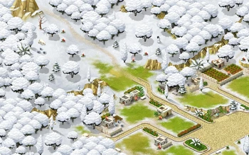 Winter Town levels 15 through 19 (North West)