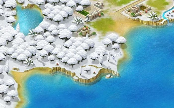 Winter Town levels 15 through 19 (South West)