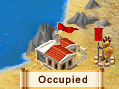An occupied town