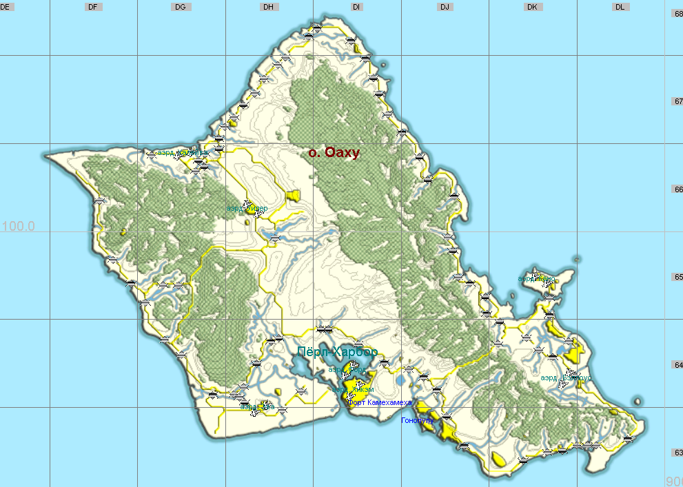 Карта перл. Остров Оаху на карте. Остров Оаху на карте мира. Остров Оаху Гавайи военные базы. Карта Оаху 1941.