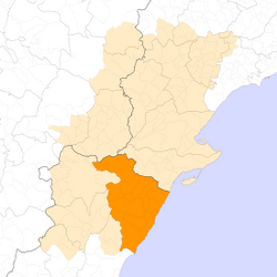 Localització del Baix Maestrat