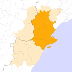 Localització de les Terres de l'Ebre