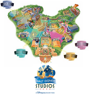 Walt Disney Studios Park Map Walt Disney Studios Park | Ilove Disney Wiki | Fandom