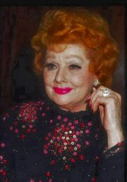  Lucille Ball in 1980s photo.