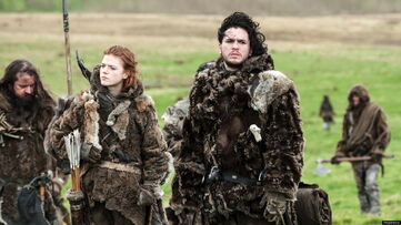 Jon snow and ygritte 3x05