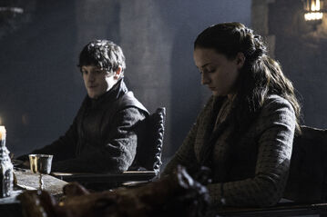 Ramsay e Sansa a pranzo