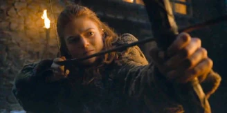 Ygritte esita ad uccidere Jon Snow durante la battaglia.