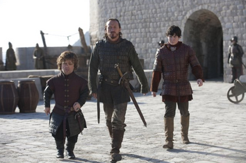 Tyrion, Bronn e Podrick