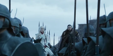 Daenerys e Jon arrivano insieme a Grande Inverno.