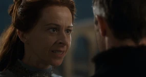 Lysa discute con il suo nuovo marito .