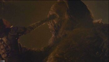 Lyanna Mormont uccide il gigante