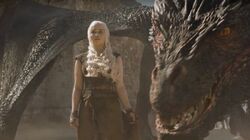 Daenerys and drogon 6x09
