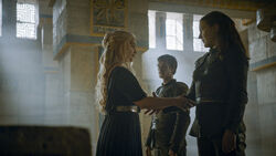 Daenerys, yara and theon 6x09