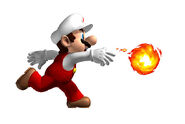 Fire Mario in New Super Mario Bros.