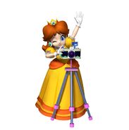 Daisy taking a pic in Mario Party 6