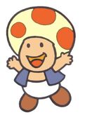 Original Toad from Super Mario Bros.