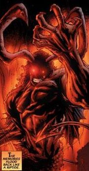 Satan appears for the first time.