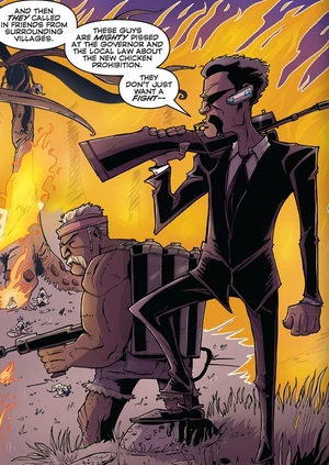  sets the island ablaze to destroy all evidence.