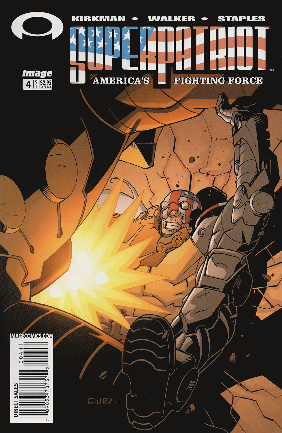 SuperPatriot: America's Fighting Force 1 Image Robert Kirkman Walker  Invincible
