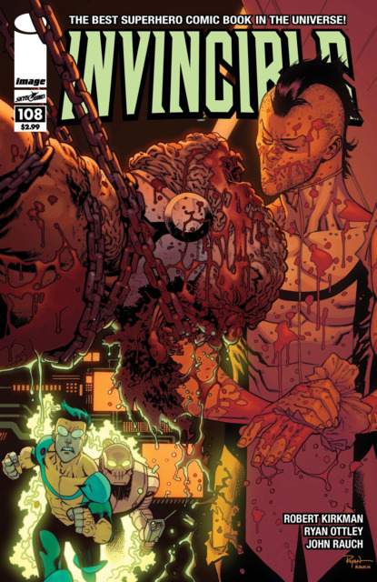 Invincible #108  Rex Robot Betrays Invincible 