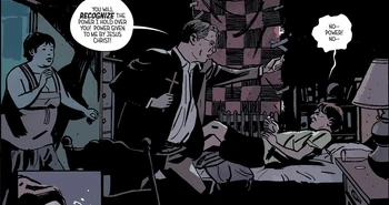 Reverend attempts to save Joshua.