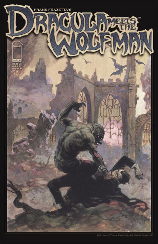 Frank Frazetta's Dracula Meets the Wolfman Vol 1 1 Image Comics