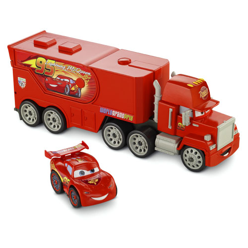 Cars Toys Lightning Mcqueen & Big Mack Transporter 