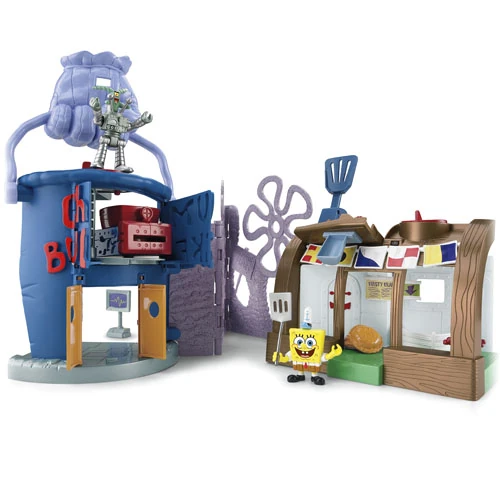 Chum Bucket & Krusty Krab Playset Imaginext Wiki Fandom