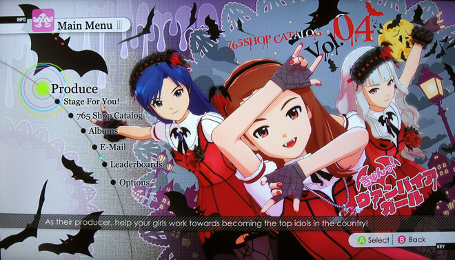 Main Menu (Idolm@ster 2) | The Idolm@ster Gameplay Wiki | Fandom