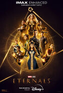 Eternals IMAX Enhanced Disney+ Poster