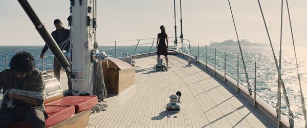 yacht in skyfall movie