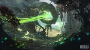 Concept Art of a Green Leyline