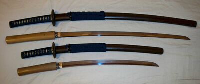 Daisho katana and wakizashi 1