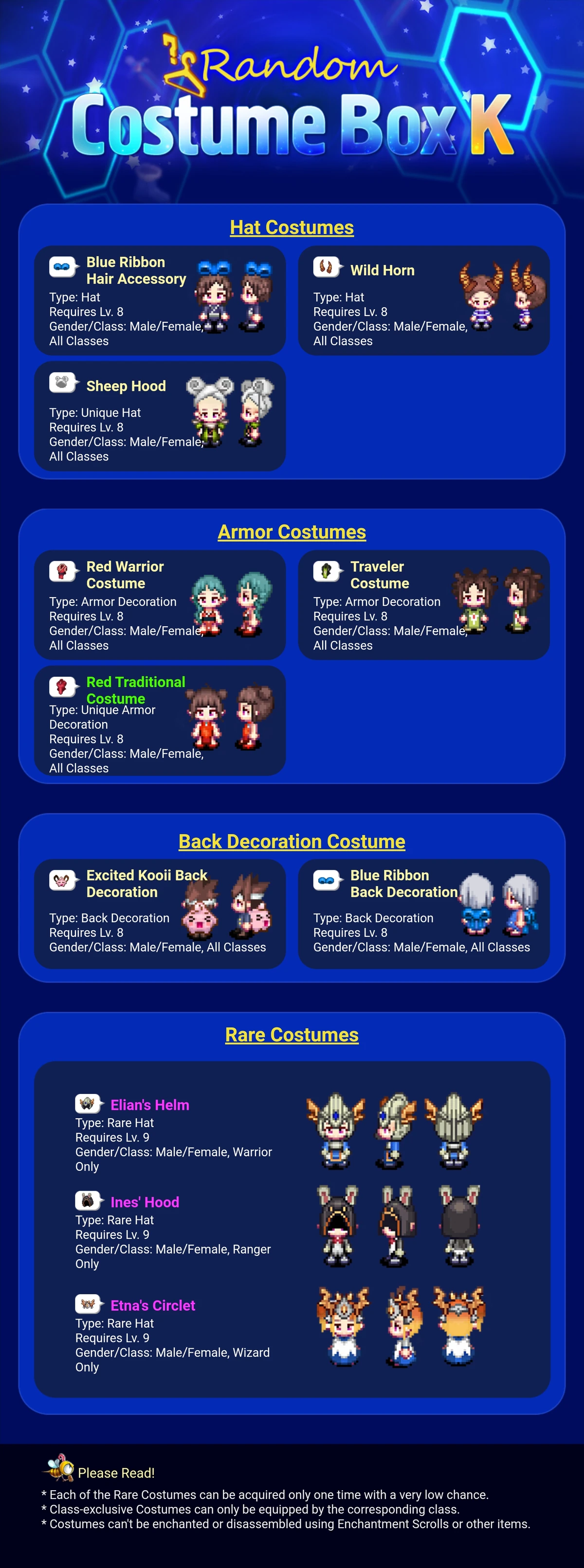 Random Costume Box K IMO The World of Magic Wiki Fandom