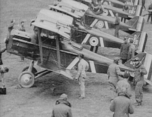  Royal Aircraft Factory S.E.5A of the Royal Flying Corps.