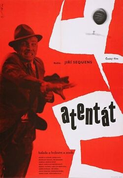Atentát movie poster