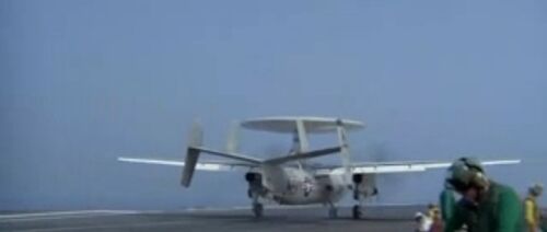 Nimitz E-2 launch