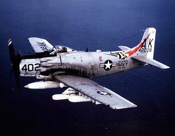 A-1J Skyraider VA-176 Vietnam 1966