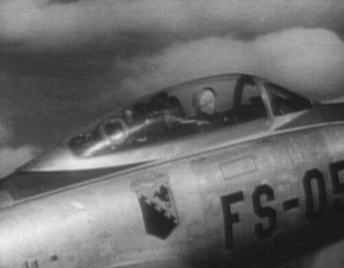 Reg. 92057 Republic F-84G Thunderjet of the USAF.