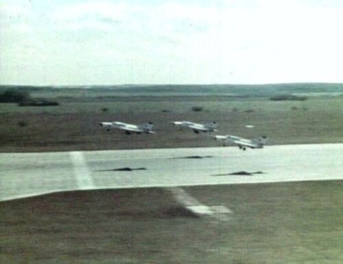  Mikoyan-Gurevich MiG-21 of the Voyenno-vozdushnye sily.