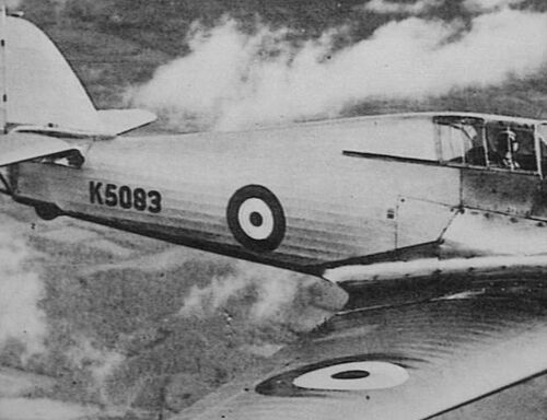  Reg. K5083 Hawker Hurricane I of the Royal Air Force.