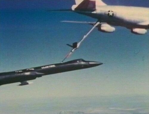  Boeing KC-135Q refueling a Lockheed YF-12A of the USAF.