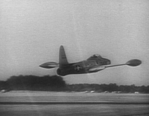 Reg. 92057 Republic F-84G Thunderjet of the USAF.