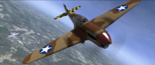 Fortress P-40diving
