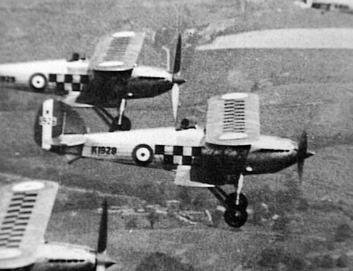 Reg. K1928 Hawker Hart I of the RAF